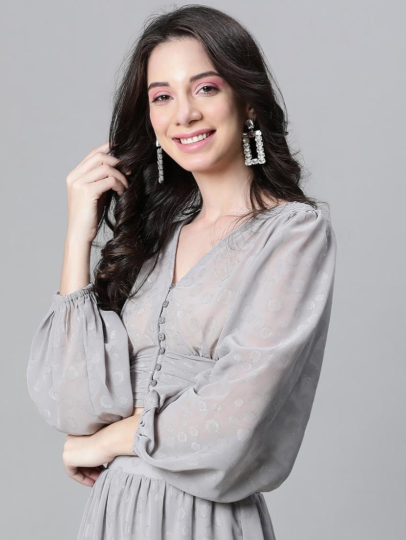 women self designed puff sleeves top - 20615242 - Standard Image - 1