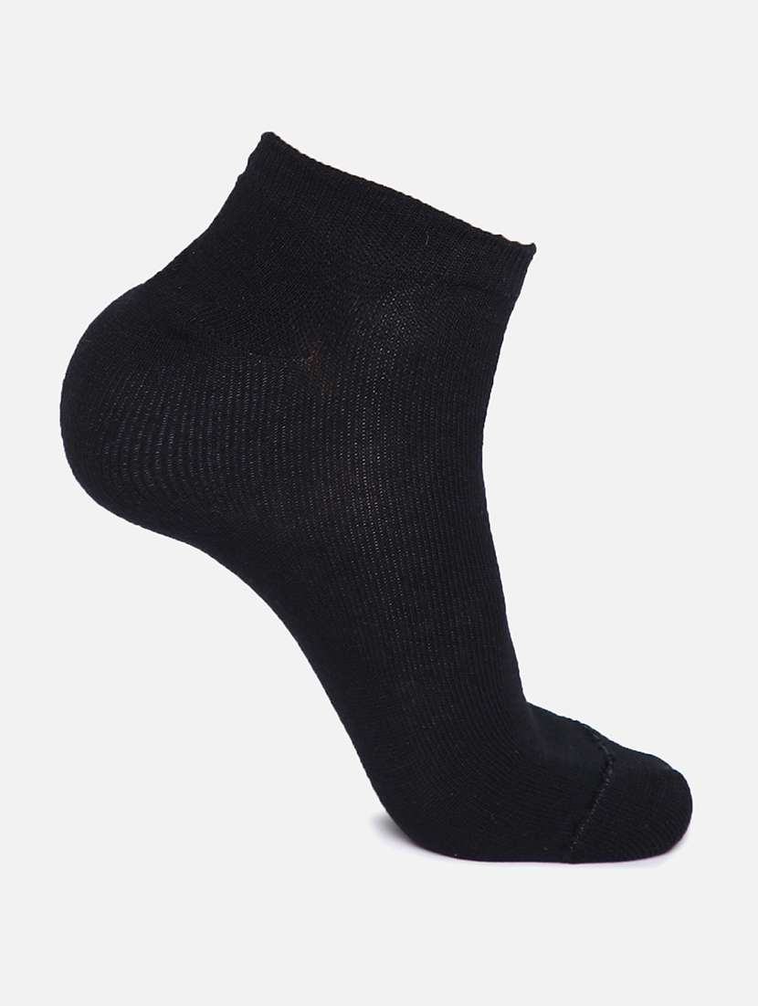 set of 4 multi colored cotton ankle length sock - 20615308 -  Standard Image - 4