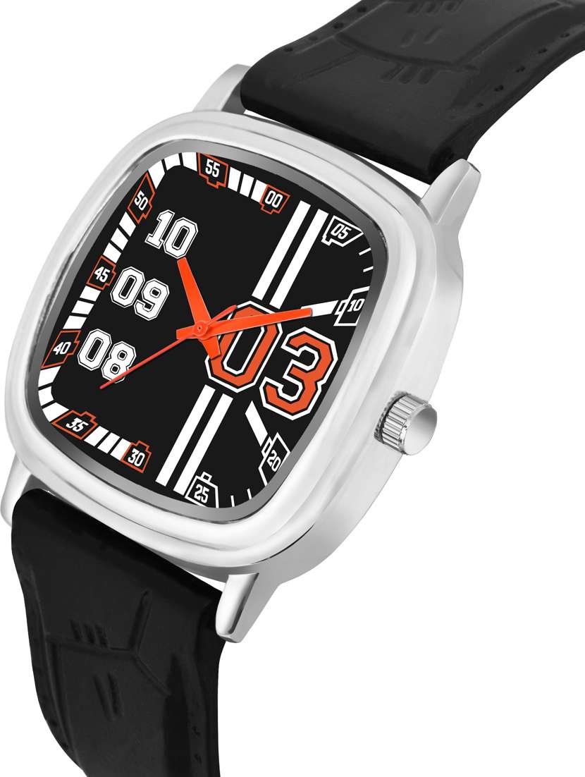 square dial analog watch for men - 20616499 -  Standard Image - 1