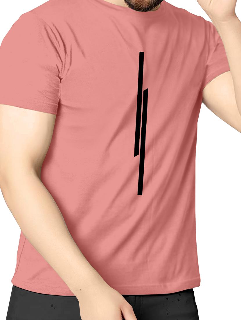 men front print crew neck t-shirt - 20616545 - Standard Image - 4