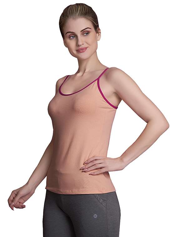 women cotton blend solid camisole - 20616771 -  Standard Image - 1