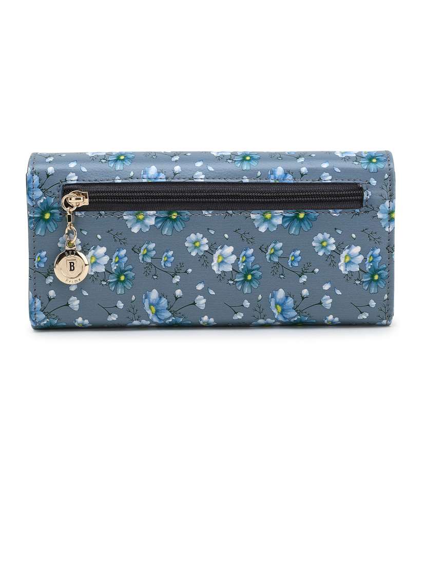 floral printed pu envelope clutch - 20616839 -  Standard Image - 1