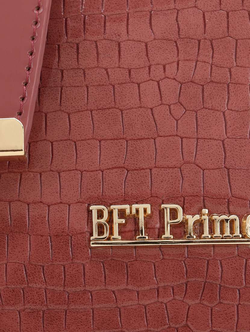mauve leatherette (pu) regular handbag - 20616940 - Standard Image - 4