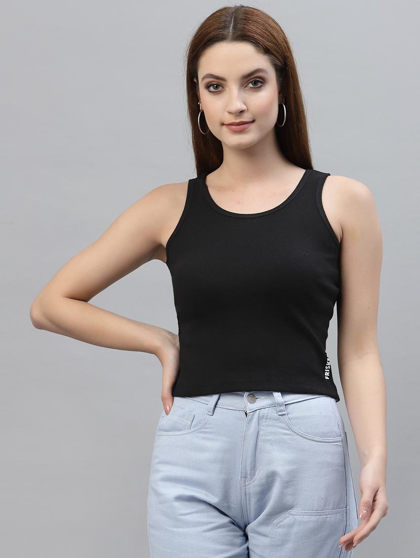 women set of 2 black casual top - 20617662 - Standard Image - 1