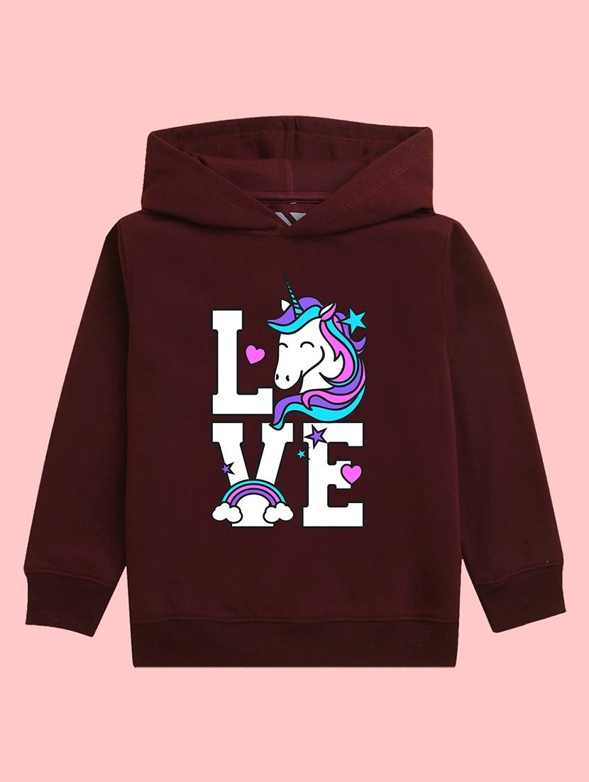 kids full sleeve graphic hooded sweatshirt - 20623714 - Standard Image - 1