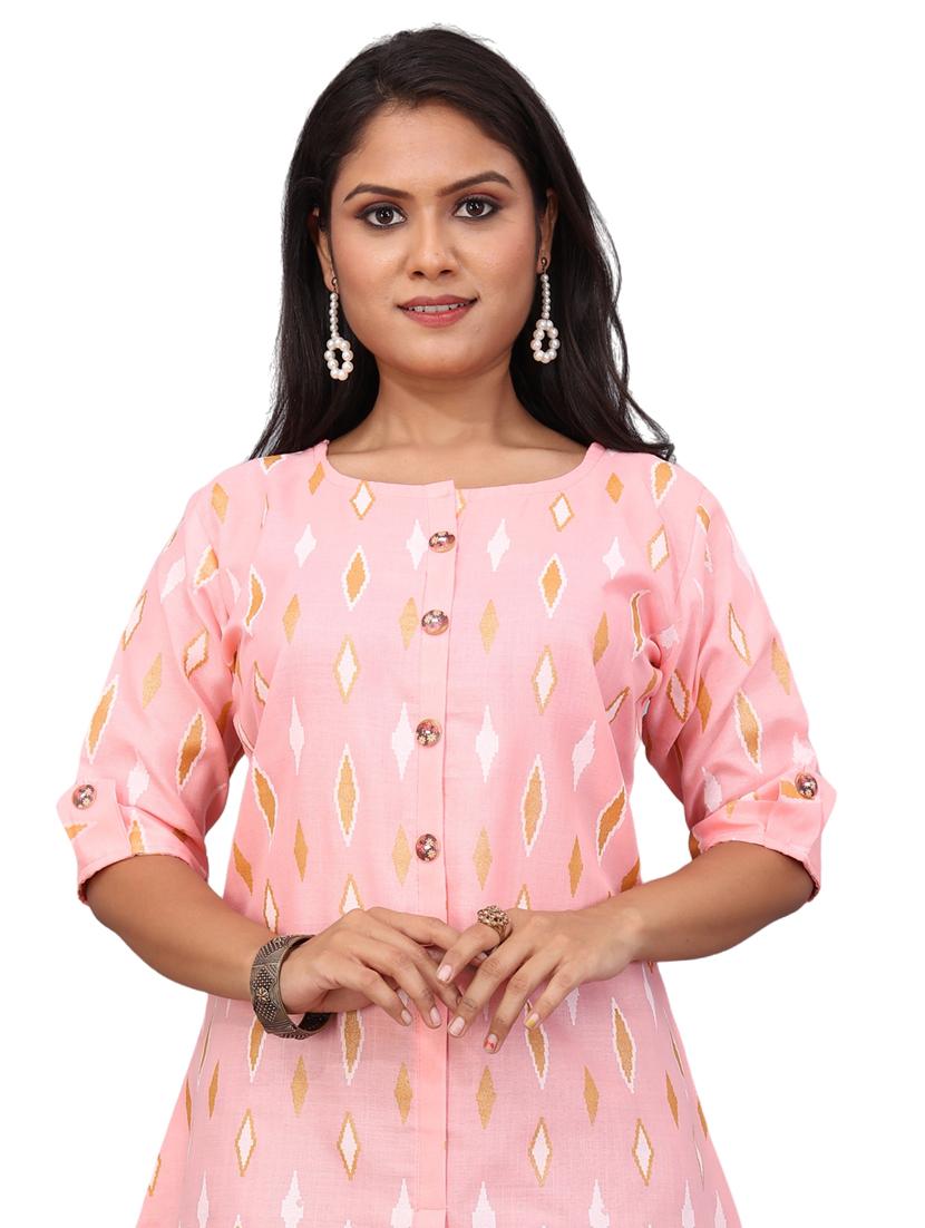 rosewater printed regular tunic - 20627481 - Standard Image - 4