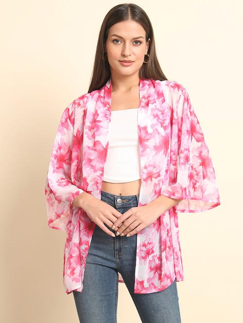 women florals printed regular shrugs - 20627502 -  Standard Image - 0