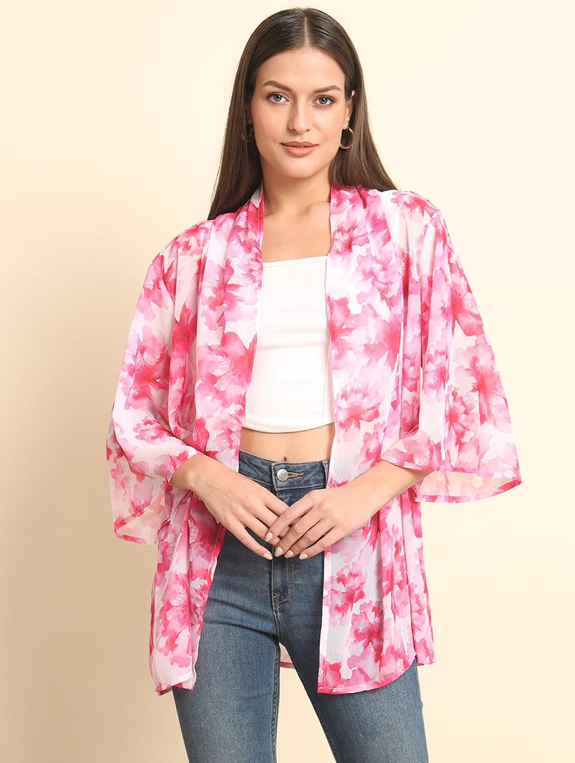 women florals printed regular shrugs - 20627502 -  Zoom Image - 0