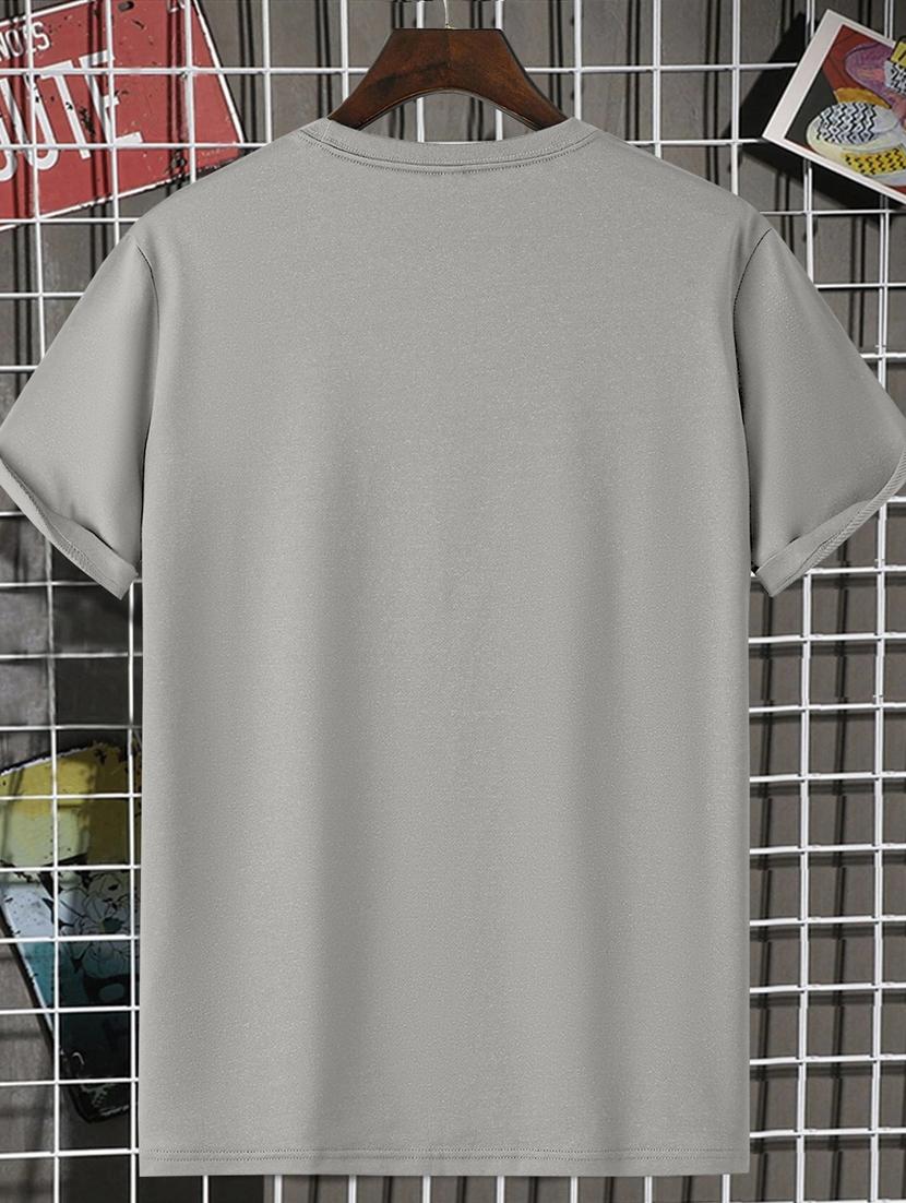 grey front printed regular t-shirt - 20627973 -  Standard Image - 1