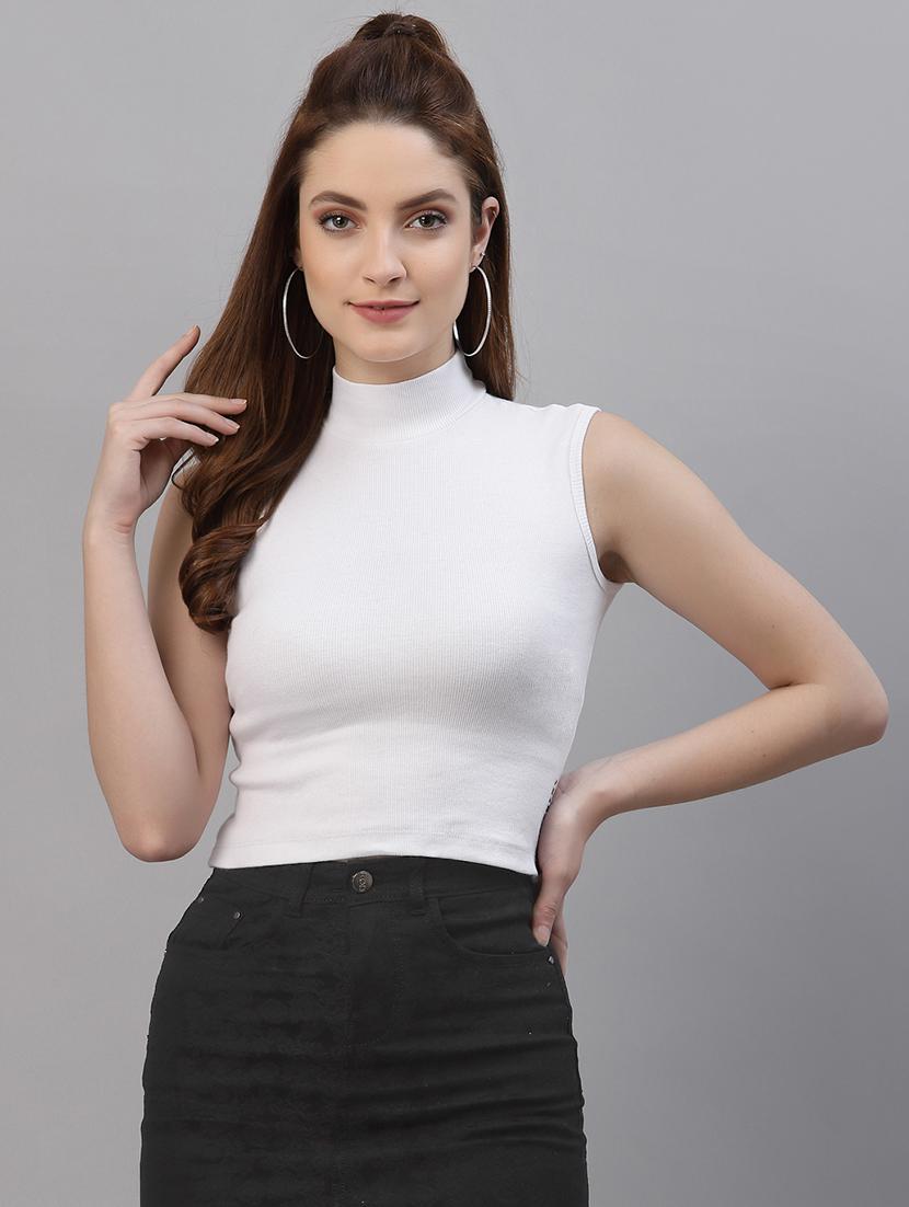 pack of 3 solid multi colored crop top - 20643951 -  Standard Image - 1