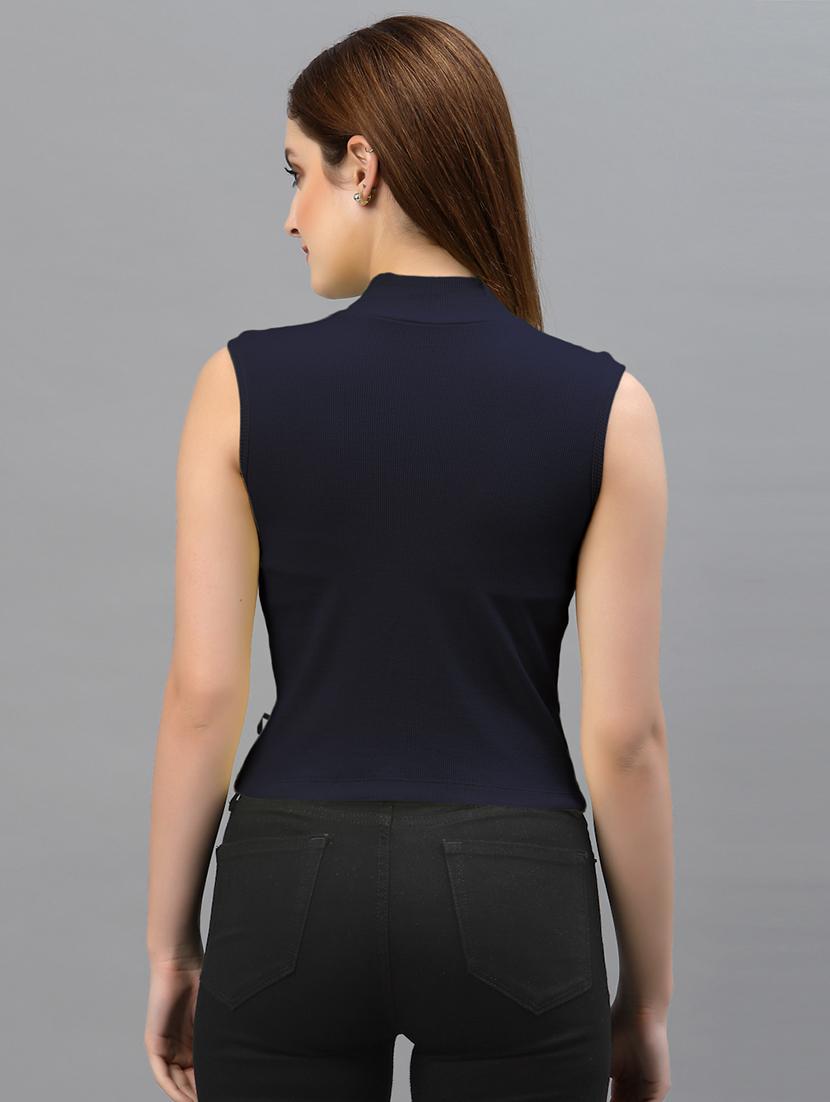 women pack of 3 solid high neck top - 20643957 - Standard Image - 4