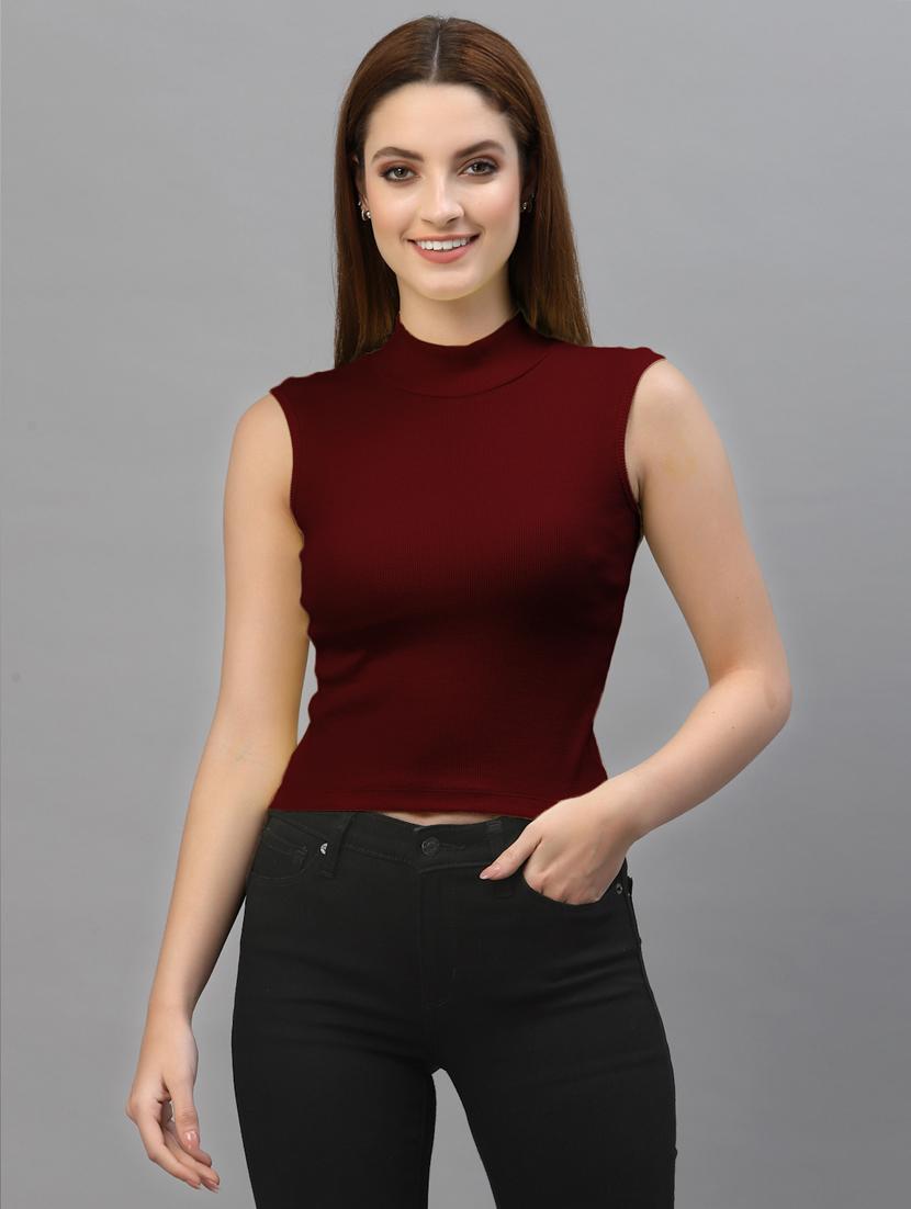 pack of 3 solid multi colored crop top - 20643968 - Standard Image - 1