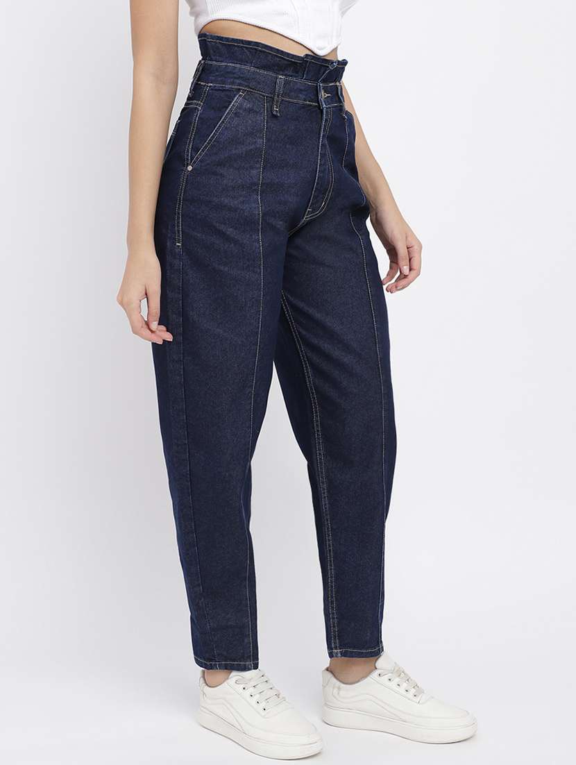 women's plain slouchy jeans - 20643987 -  Standard Image - 1