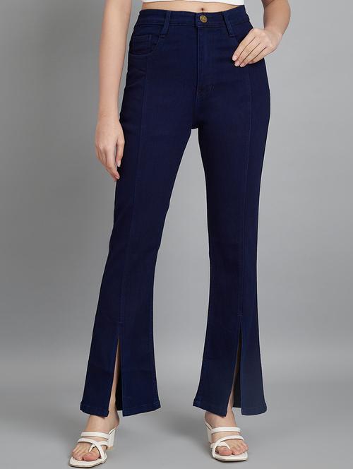 women's plain bootcut jeans - 20644443 - Standard Image - 0