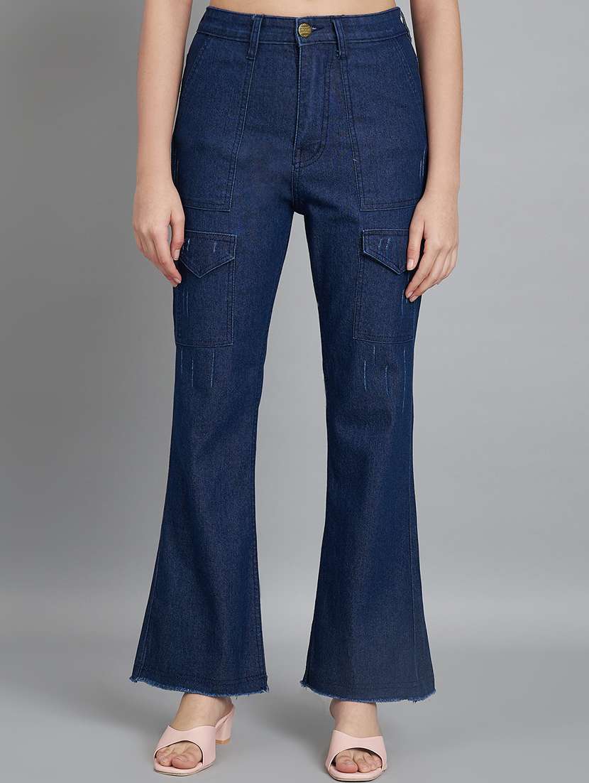 women's side pocket plain cargo - 20644448 - Zoom Image - 0