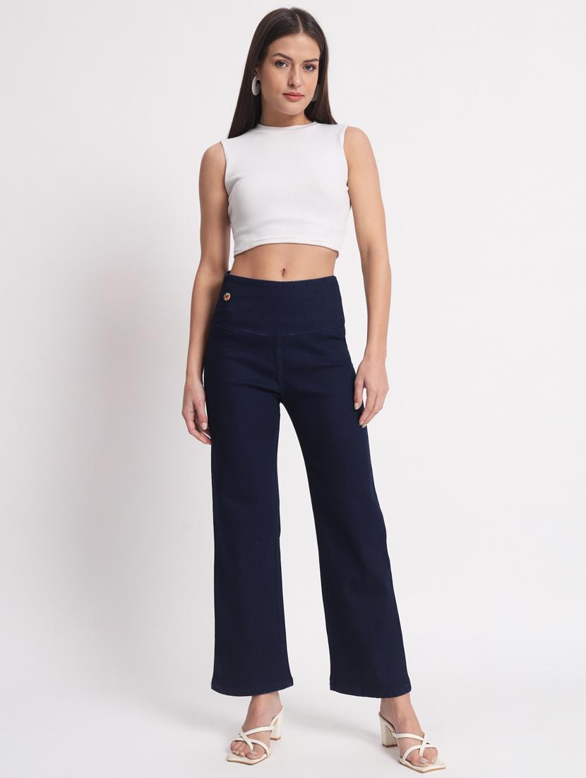 women solid stright fit jegging - 20644466 - Standard Image - 4