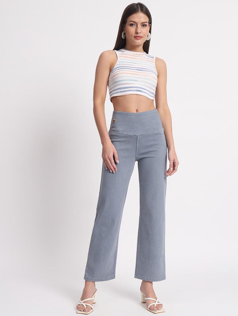 women solid stright fit jegging - 20644467 - Standard Image - 4