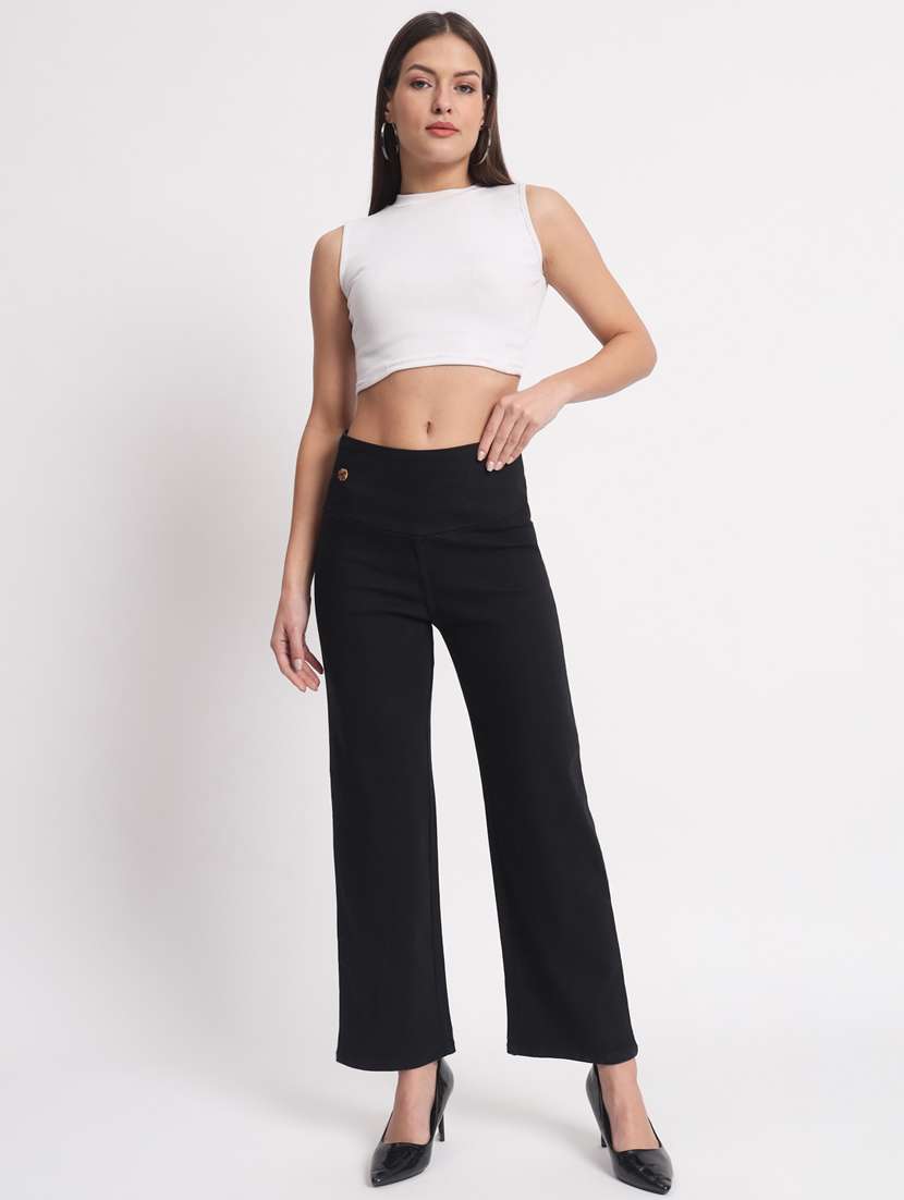 women solid stright fit jegging - 20644468 - Standard Image - 4
