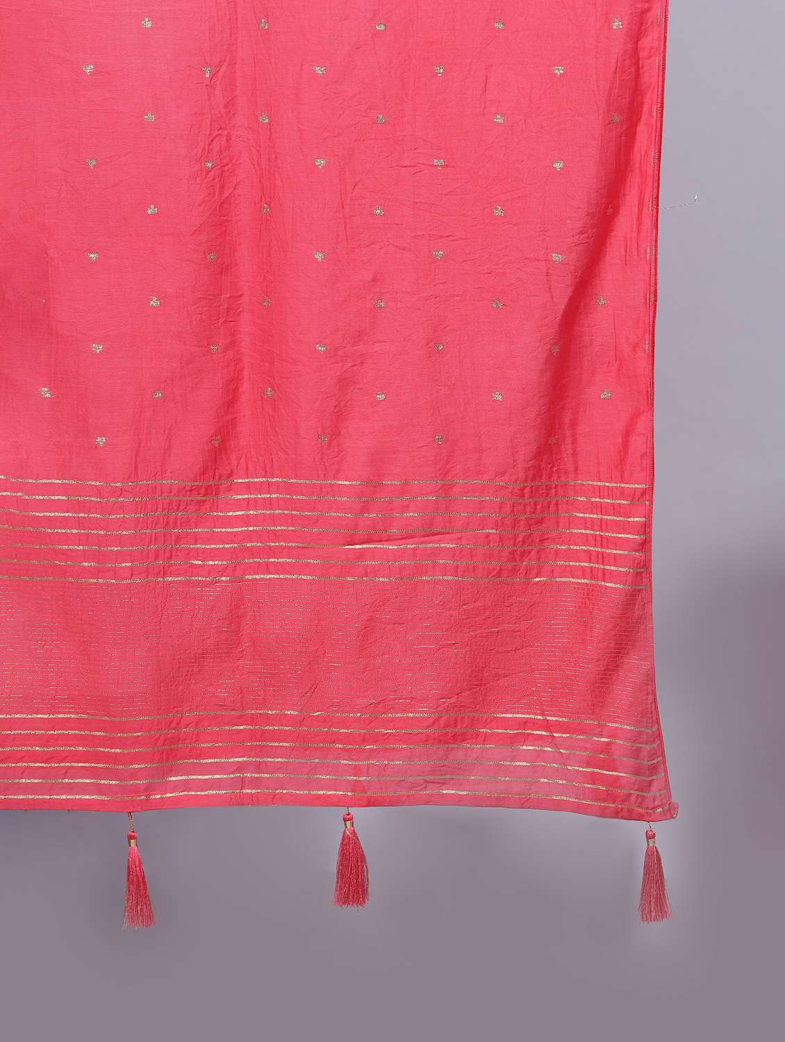 pink self design dupatta - 20644704 - Standard Image - 4