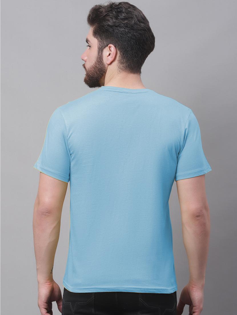 pack of 2 - multi colored cotton plain t-shirt - 20644858 - Standard Image - 4