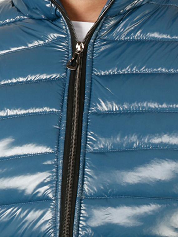 men long sleeved solid quilted jacket - 20644944 - Standard Image - 4