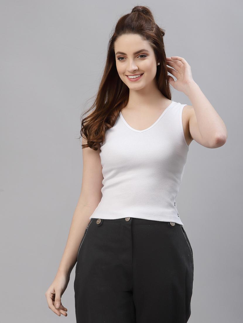 pack of 2 multi colored sleeveless crop top - 20644982 -  Standard Image - 1