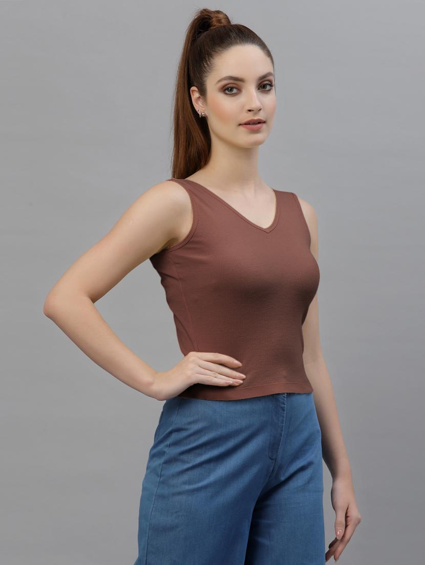 pack of 2 multi colored sleeveless crop top - 20645044 - Standard Image - 1