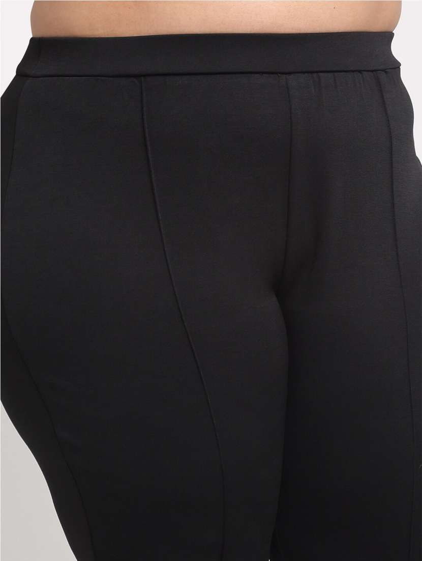 women cotton lycra plus size jegging - 20645081 - Standard Image - 4