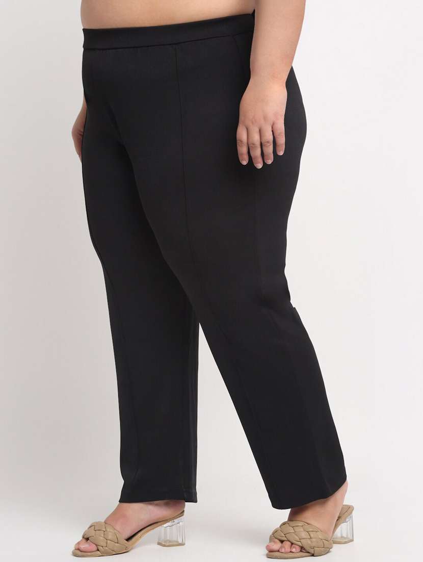women cotton lycra plus size jegging - 20645082 - Standard Image - 1