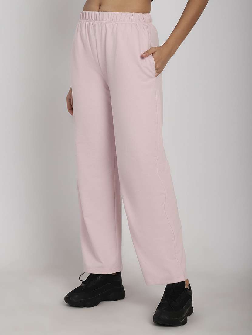 women solid flat front tailored trouser - 20646193 -  Standard Image - 1