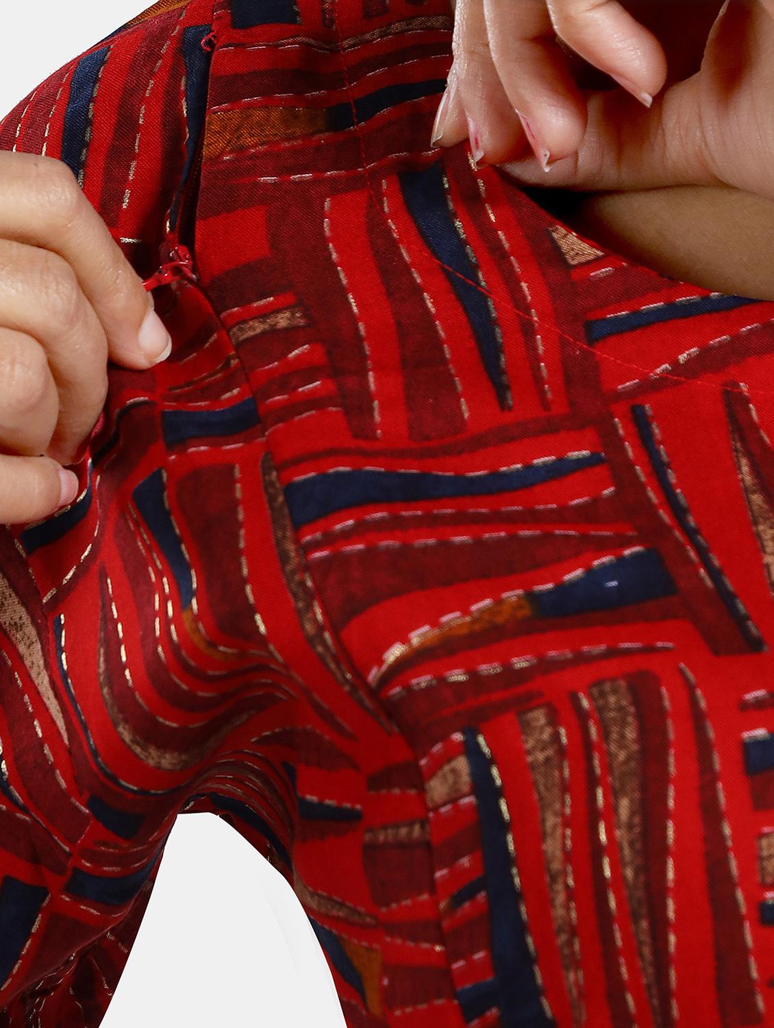 women printed maternity wear kurta - 20646223 - Standard Image - 4