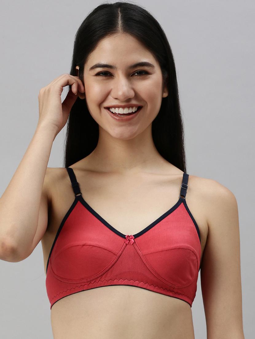 pack of 2 multi colored solid bra - 20647021 - Standard Image - 1
