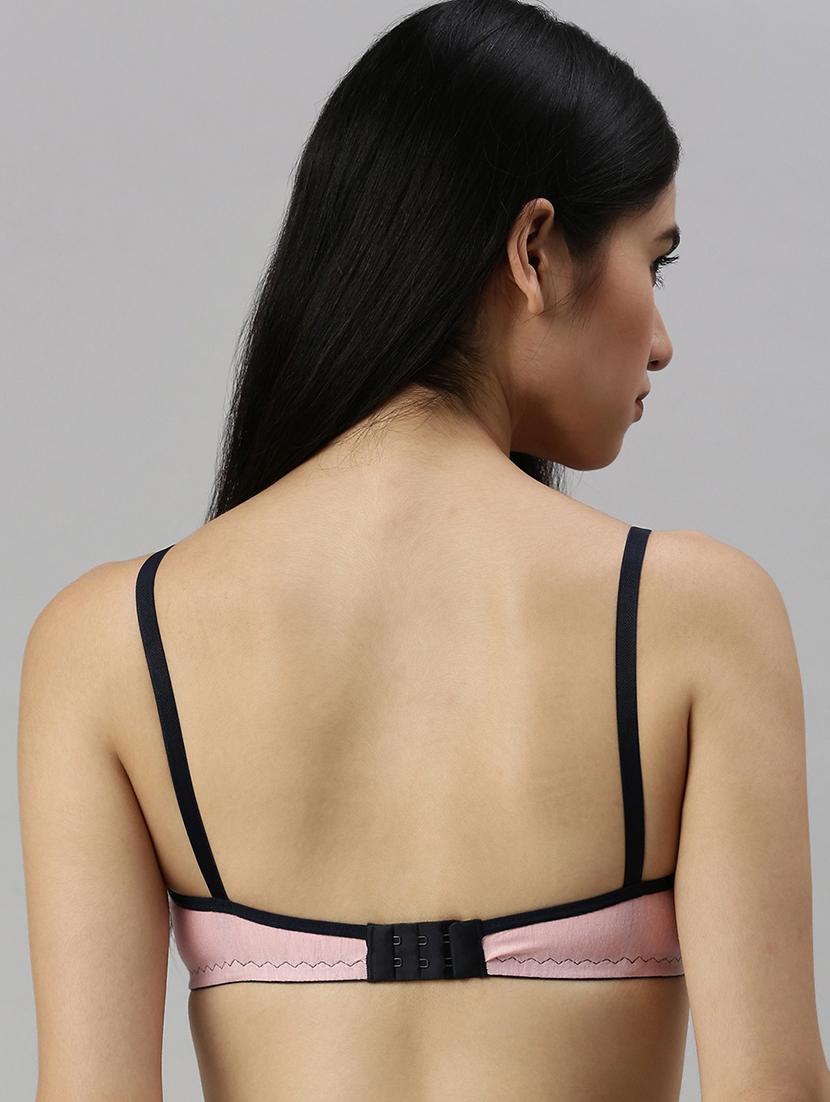 pack of 2 multi colored solid bra - 20647021 - Standard Image - 4