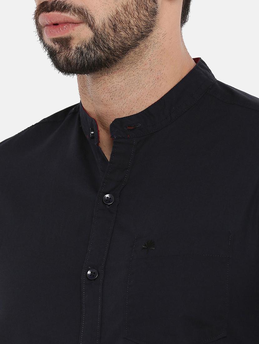 men solid cotton casual shirt - 20649180 - Standard Image - 4