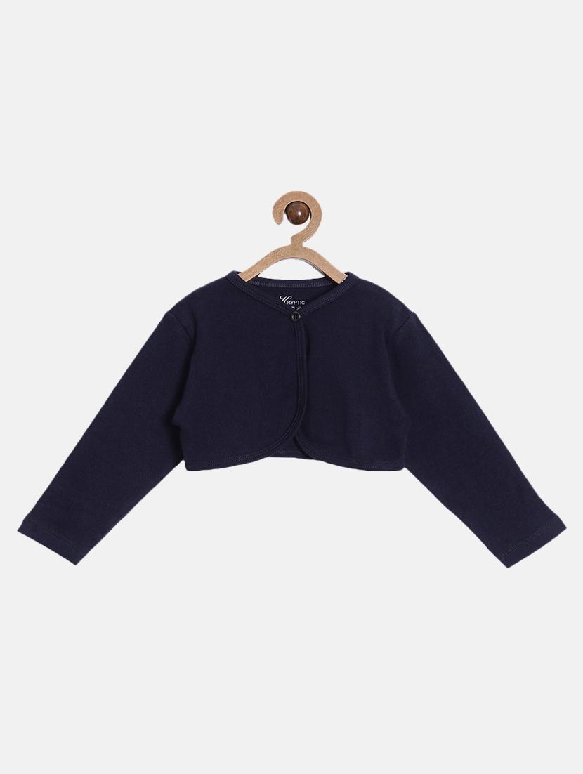 pack of 2 kids multi coloured solid shrug - 20649345 -  Standard Image - 1