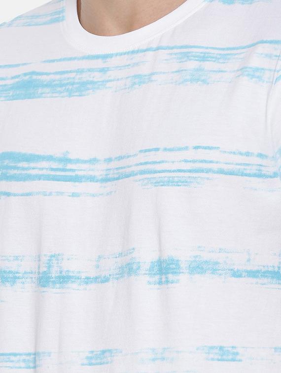 men round neck striped t-shirt - 20649434 - Standard Image - 4