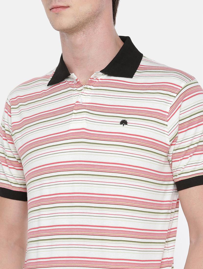 men polo neck striped t-shirt - 20649737 - Standard Image - 4