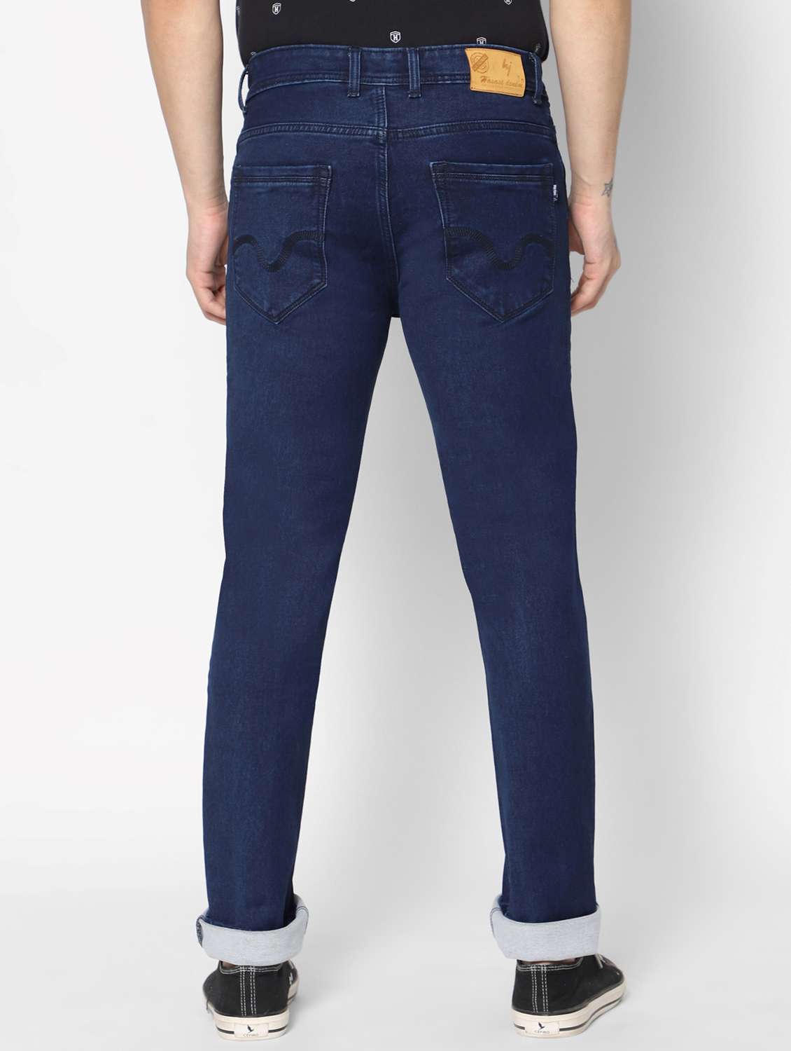 men mid rise plain jeans - 20650211 -  Standard Image - 1