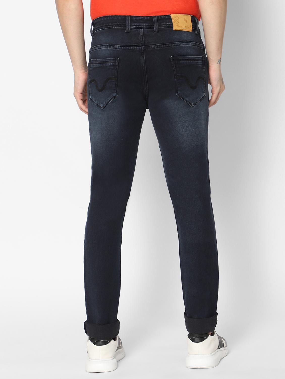 men mid rise denim washed jeans - 20650218 -  Standard Image - 1