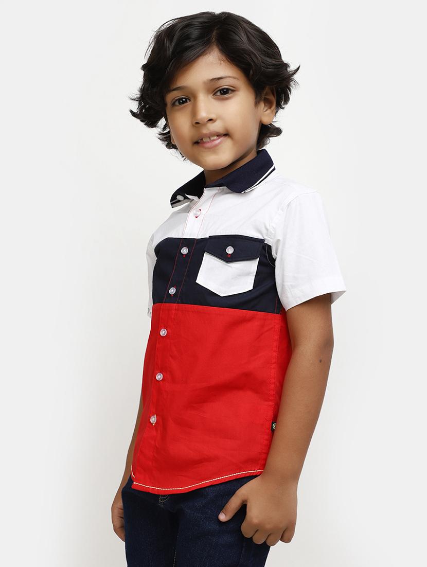 red cotton shirt - 20650900 -  Standard Image - 1