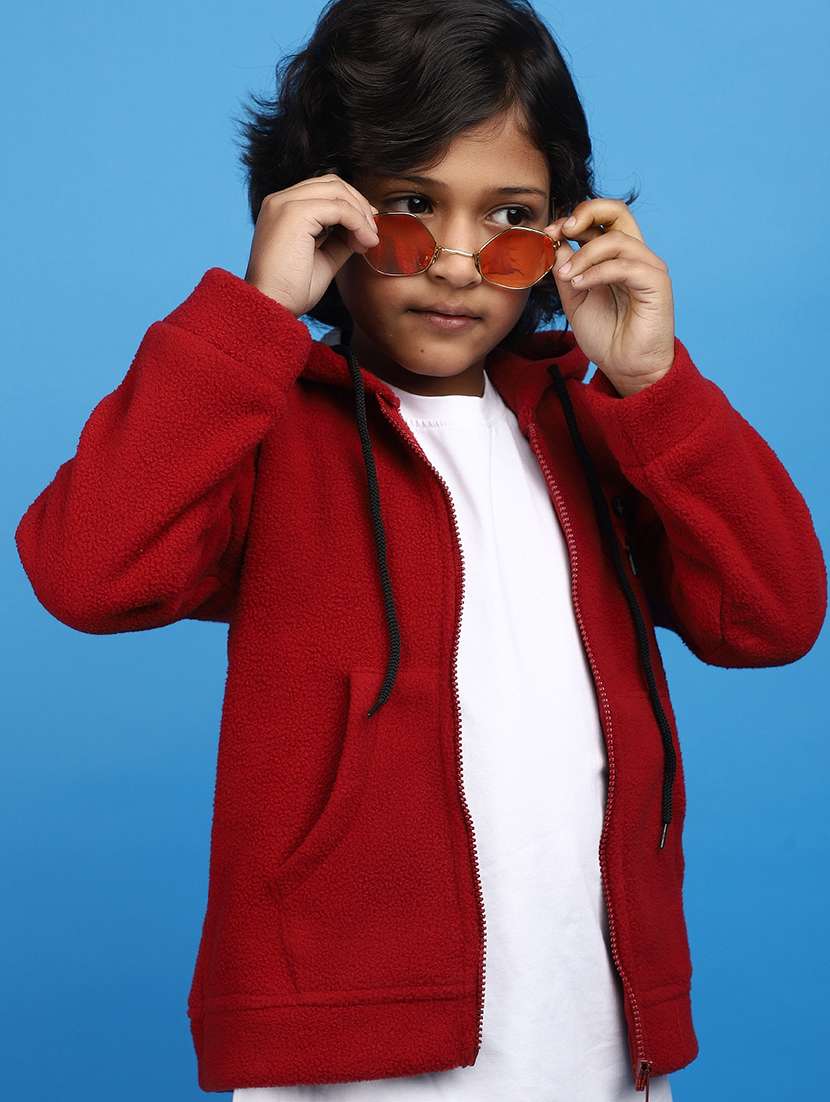 maroon cotton  sweatshirt - 20651270 -  Standard Image - 1