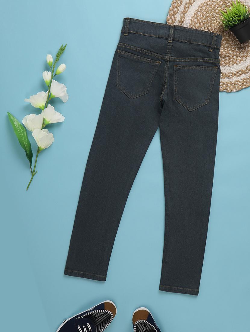solid grey slim fit denim jeans - 20652945 - Standard Image - 1