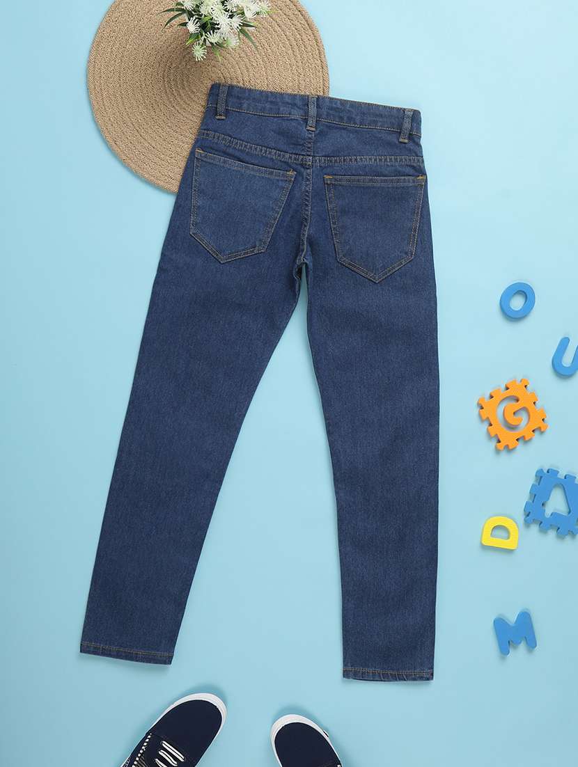 girls slim fit solid denim - 20653024 -  Standard Image - 1