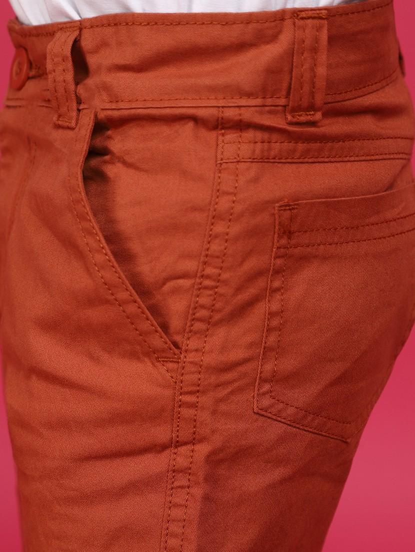 kids mid rise solid shorts - 20653709 - Standard Image - 4