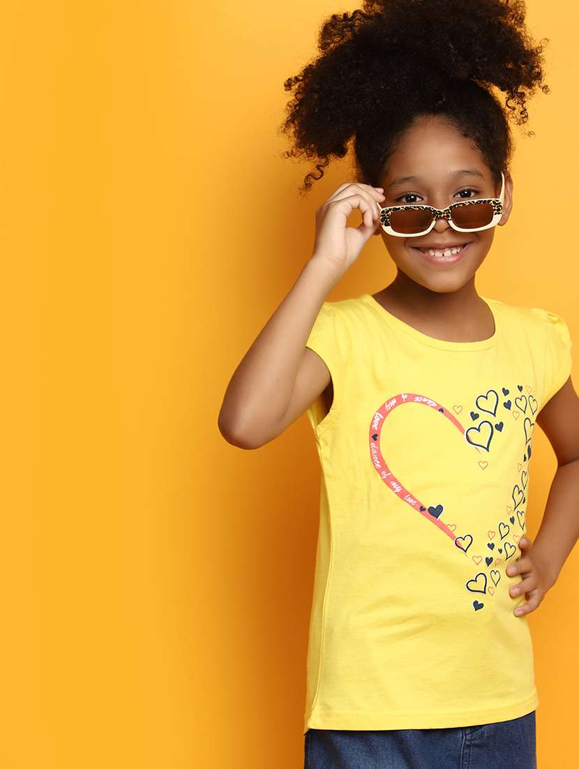 yellow cotton tee - 20658232 -  Standard Image - 1