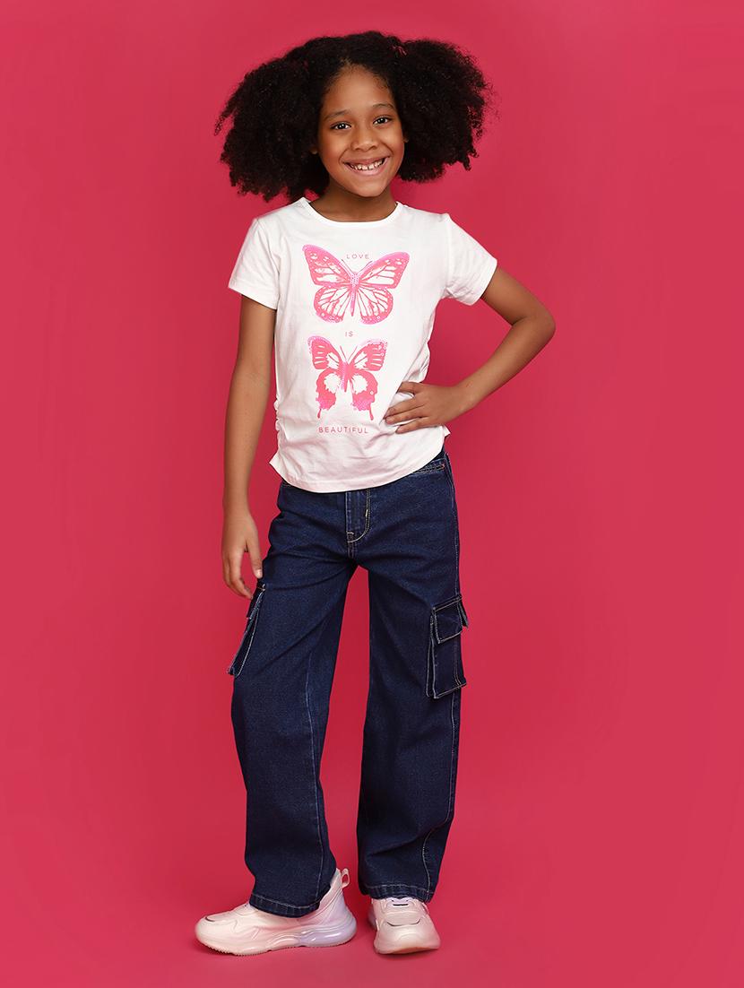 white cotton tee - 20658295 - Standard Image - 4