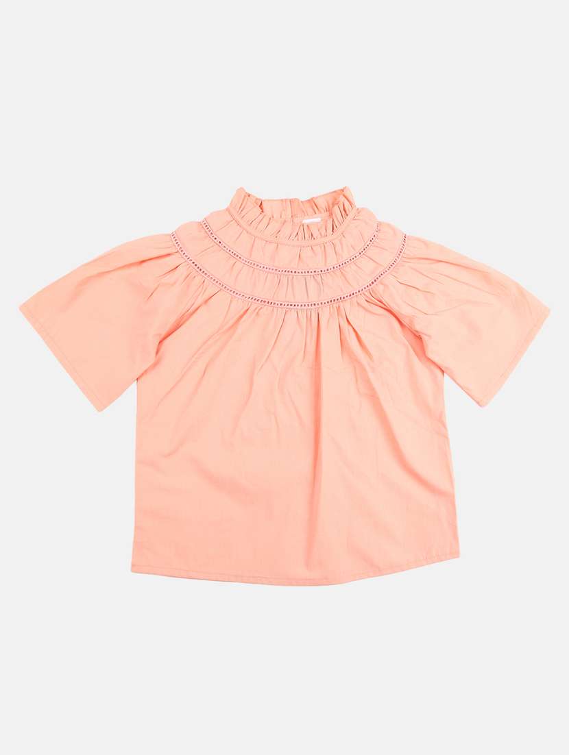 pink rayon  top