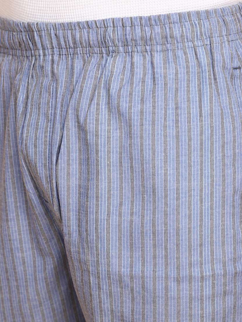 men mid rise striped pyjama - 20666834 -  Standard Image - 4