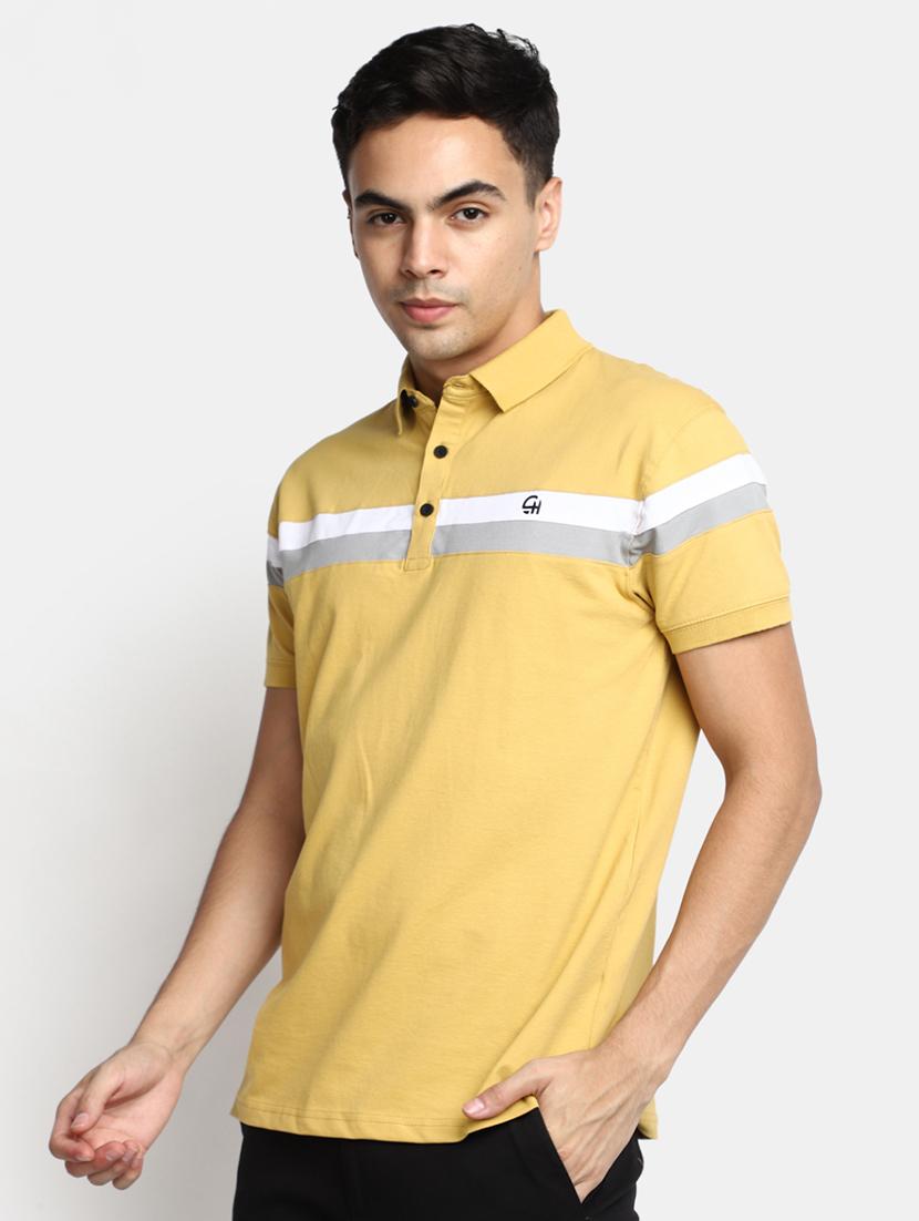 men short sleeve color block regular t-shirt - 20668891 - Standard Image - 1