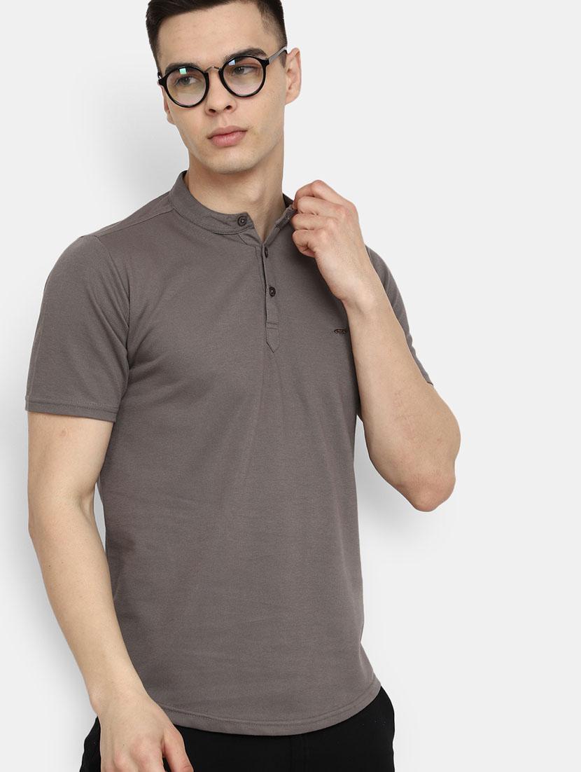men short sleeve solid regular t-shirt - 20669089 - Standard Image - 1